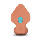 b-Vibe Slipskin Realistic Silicone Dildo 10 in. Curved Mocha