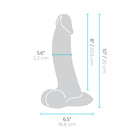 b-Vibe Slipskin Realistic Silicone Dildo 10 in. Curved Mocha