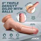 JOCK Hard-Core 8 in. Triple Density Dildo with Balls