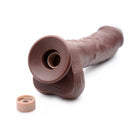 Loadz 8.5 in. Squirting Dildo Dark