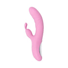 Playboy Rub Me Right Rechargeable Thrusting Dual Stimulator Silicone Pink Petal