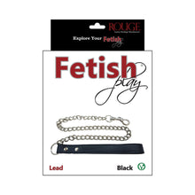 Rouge Fetish Play Vegan Leash Black
