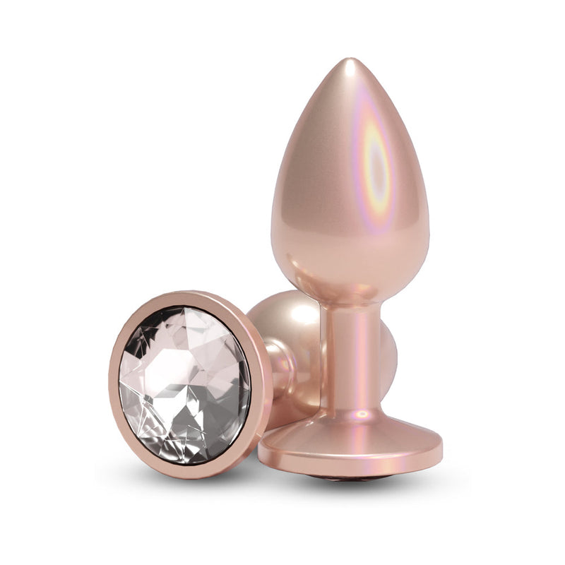 Rear Assets Plug Iridescent Champagne/Clear Small