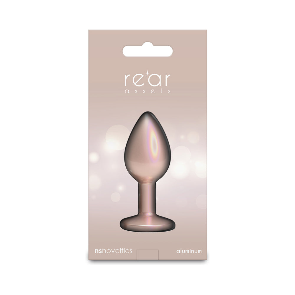 Rear Assets Plug Iridescent Champagne/Clear Small