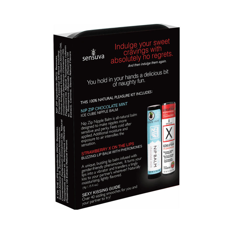 Sensuva Lips & NipsÂ Pleasure KitÂ Chocolate Strawberry