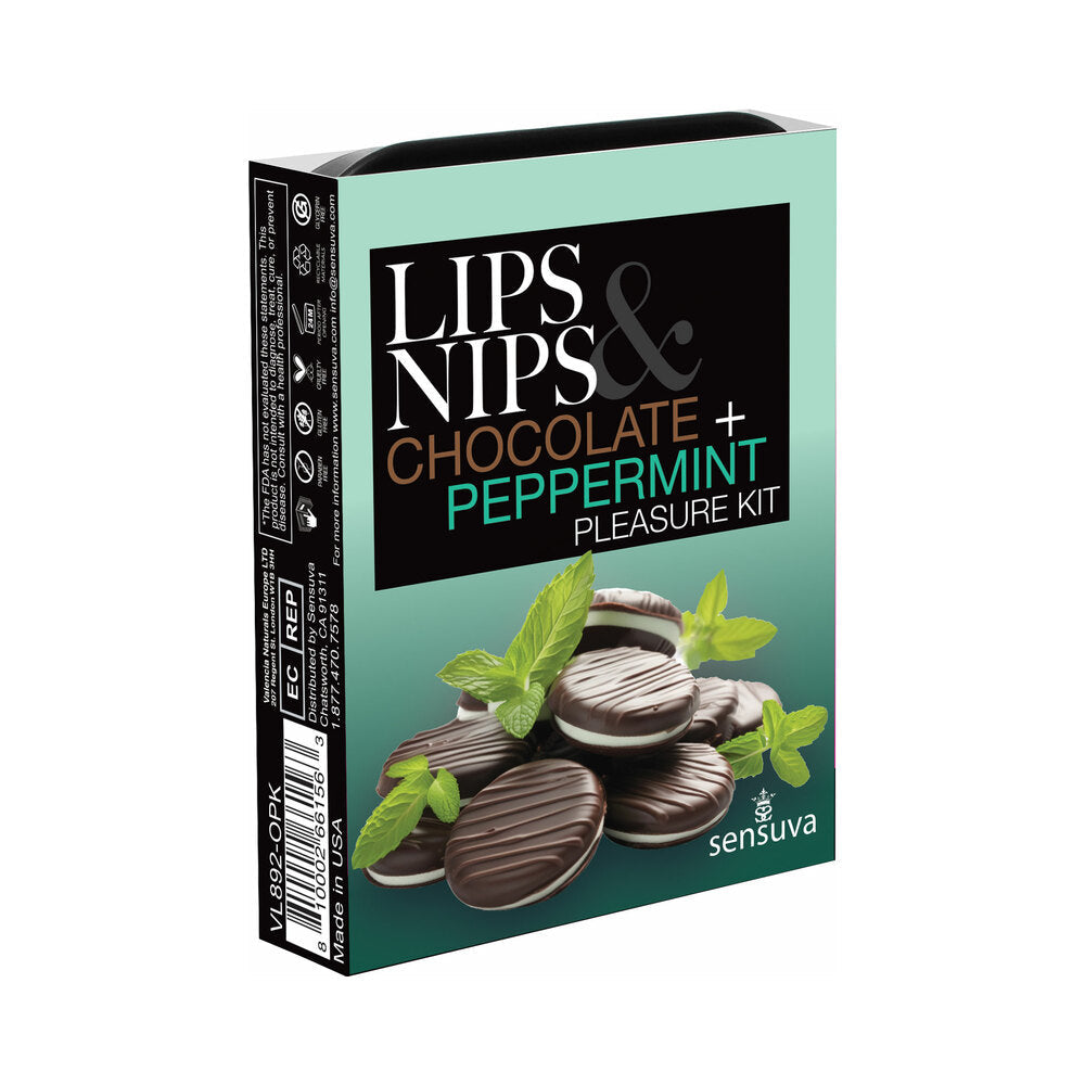 Sensuva Lips & NipsÂ Pleasure KitÂ Chocolate Peppermint