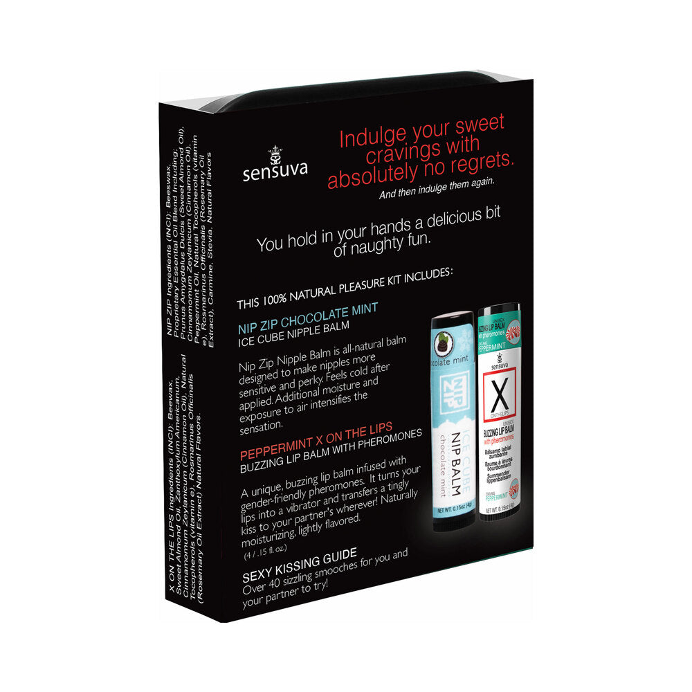 Sensuva Lips & NipsÂ Pleasure KitÂ Chocolate Peppermint