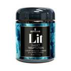 Sensuva Lit Sweet Temptation Luxury Massage Candle 4 oz.
