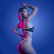 Fantasy Lingerie Glow Solar Flare Underwire Bra & Panty S/M