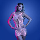 Fantasy Lingerie Glow Magnetism Glow-in-the-Dark Lace Knit Dress O/S