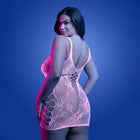 Fantasy Lingerie Glow Magnetism Glow-in-the-Dark Lace Knit Dress Queen Size