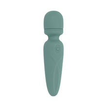 Evolved Rumble Wand Rechargeable Vibrating Mini Wand Silicone Green