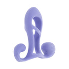 Playboy Fantasy Cage Rechargeable Vibrating Cock Cage Silicone Purple