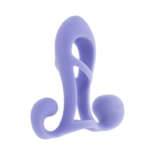 Playboy Fantasy Cage Rechargeable Vibrating Cock Cage Silicone Purple