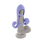 Playboy Fantasy Cage Rechargeable Vibrating Cock Cage Silicone Purple