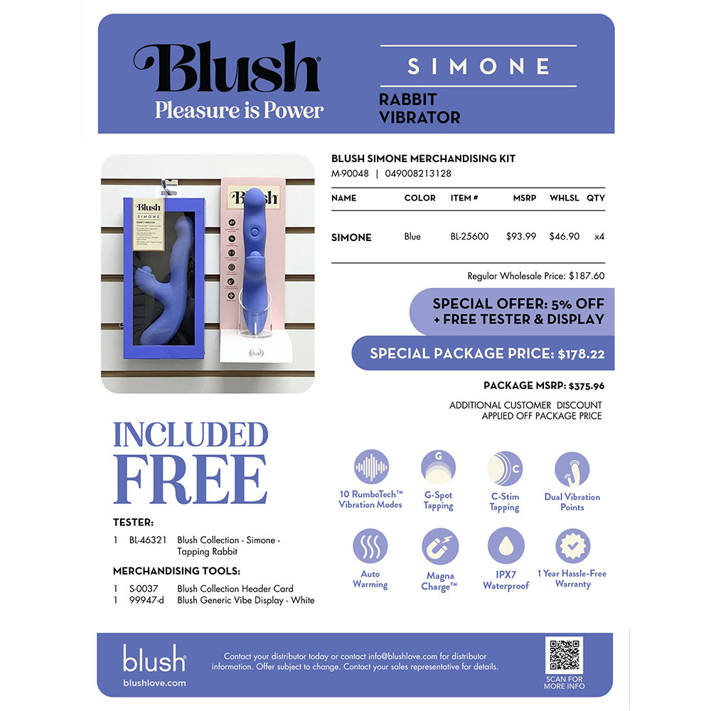 Blush Simone Merchandising Kit