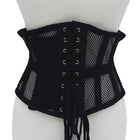 Rouge Mesh Corset Black L/XL