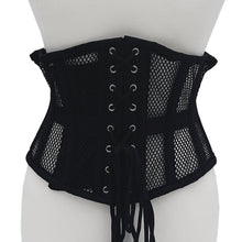 Rouge Mesh Corset Black L/XL