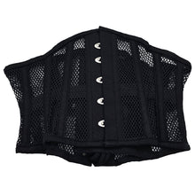 Rouge Mesh Corset Black L/XL