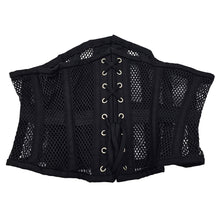 Rouge Mesh Corset Black L/XL