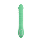 Evolved Full Throttle Rechargeable Warming Vibrator Silicone Mint Green