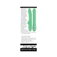 Evolved Full Throttle Rechargeable Warming Vibrator Silicone Mint Green