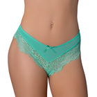 Magic Silk Caribbean Crush Low Rise Cheeky Panty Aqua Glow L/XL