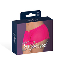 Magic Silk Pink Kink Flowy Boy Short Pink Glow Queen Size