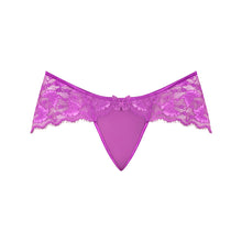 Magic Silk Butterfly Fantasies Boy Short Neon Purple Queen Size