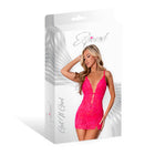 Magic Silk Get It Girl Plunge Chemise & G-Set Diva Pink L/XL