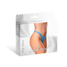 Magic Silk Flirty Hearts Low Rise Micro Thong Blue Sugar S/M