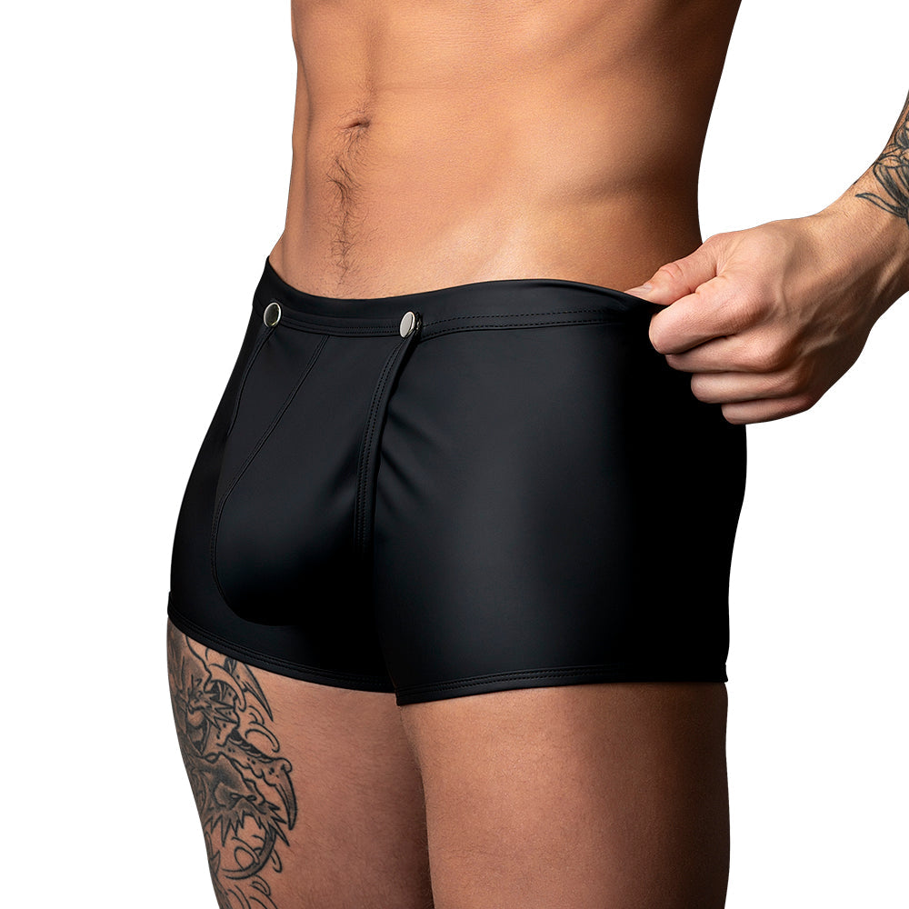 Male Power Oh Snap! Snap Off Short Black S