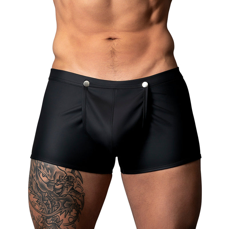 Male Power Oh Snap! Snap Off Short Black M
