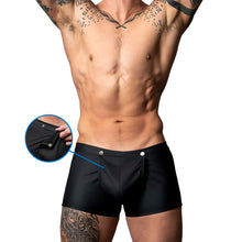 Male Power Oh Snap! Snap Off Short Black L
