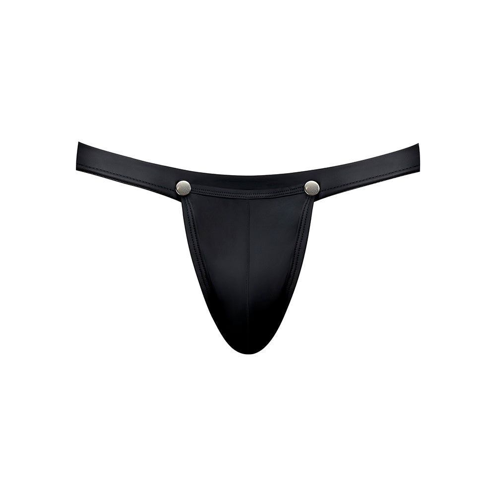 Male Power Oh Snap! Snap off Thong Black L/XL