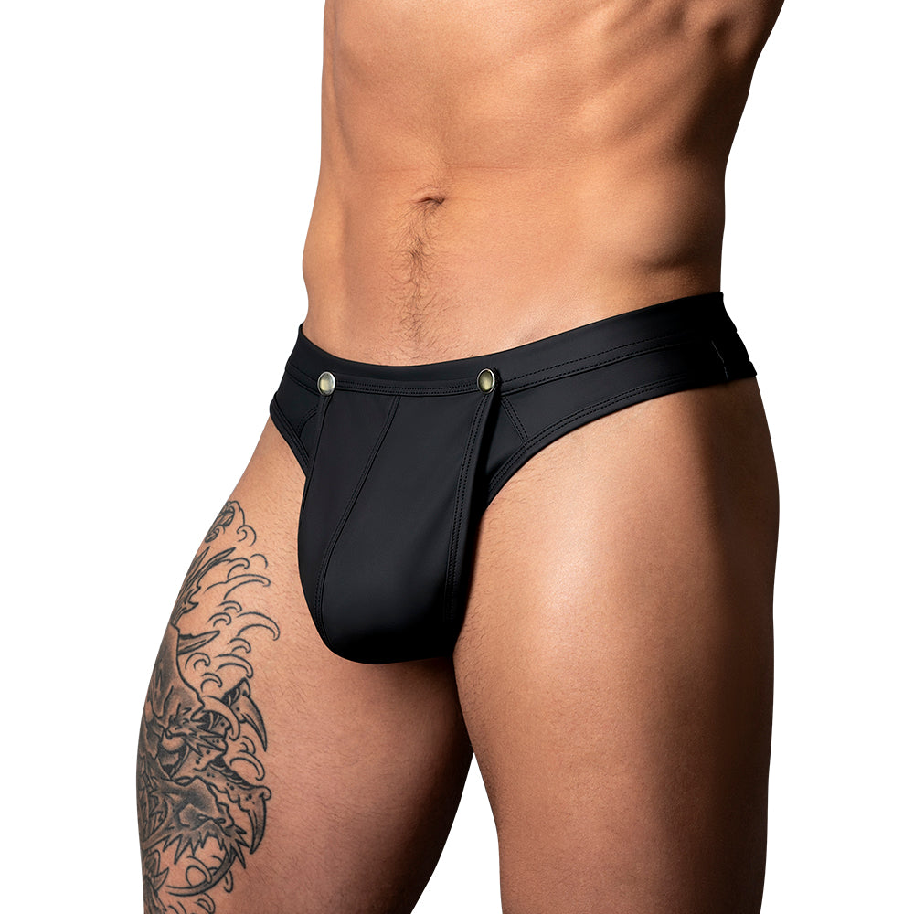 Male Power Oh Snap! Snap Off Jock Black S/M