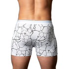 Male Power Soo Cumfy Boxer Brief Black/White S