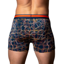 Male Power Soo Cumfy Boxer Brief Navy/Orange XL