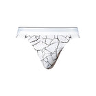 Male Power Soo Cumfy Thong Black/White L/XL
