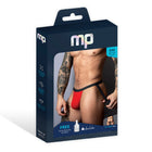 Male Power Hot Mesh Jock Black/Red S/M