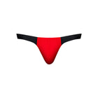 Male Power Hot Mesh Bong Thong Black/Red L/XL