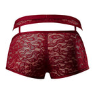 Male Power Lucifer Cutout Short Burgundy L