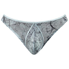 Male Power Marble Mesh Mini Moonshine Silver Blue S/M