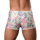 Male Power Cut It Out! Cutout Mini Short Red/Black XL