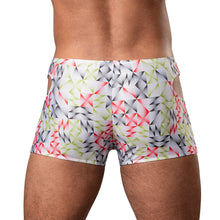 Male Power Cut It Out! Cutout Mini Short Red/Black XL