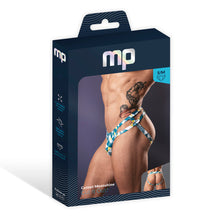 Male Power Cut It Out! Cutout Moonshine Blue/White L/XL