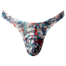 Male Power Your Lace Or Mine Bong Thong Geometric L/XL