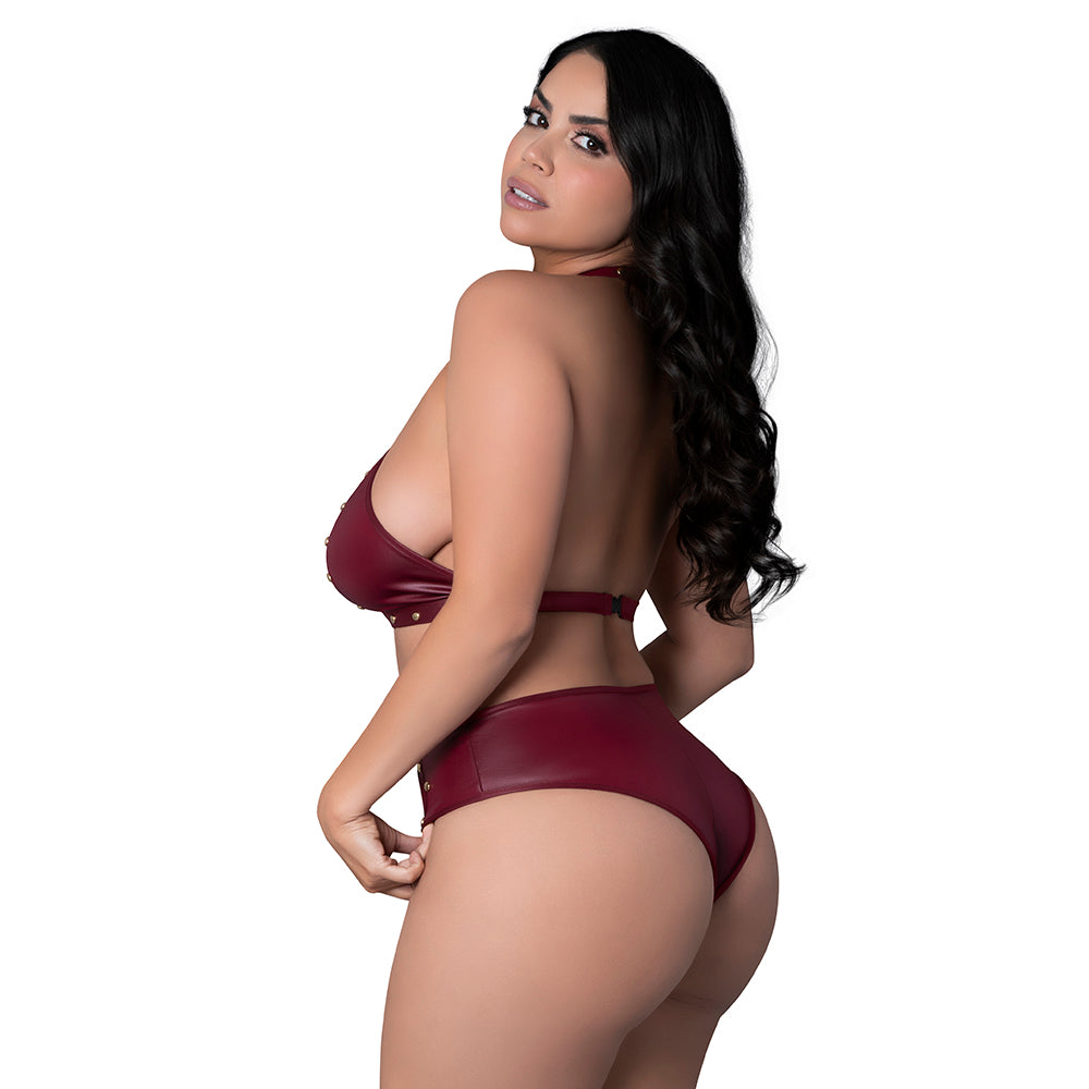 Lust Fetish Juno Burgundy Queen Size