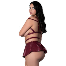 Lust Fetish Iris Burgundy Queen Size