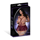 Lust Fetish Iris Burgundy Queen Size